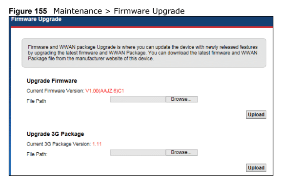 Firmware upgrade 