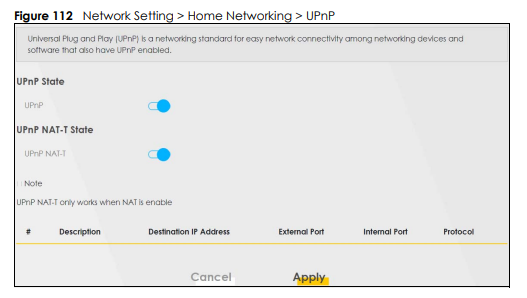 Enable UPnP