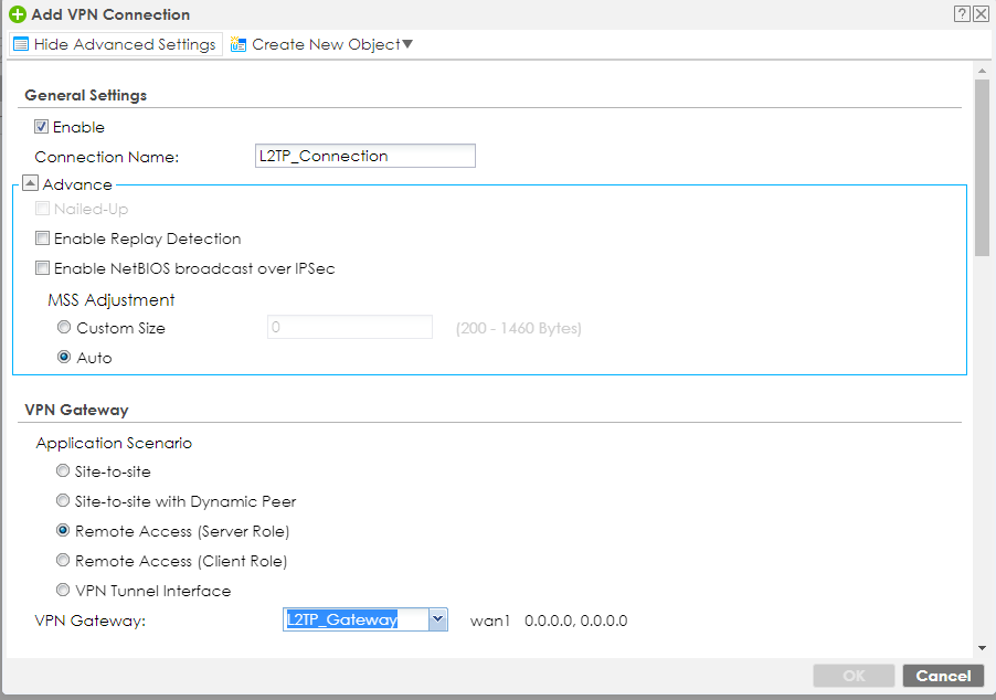 Advanced Settings