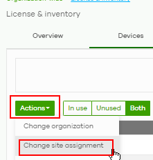 Actions