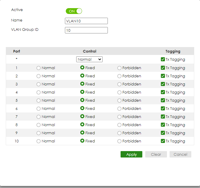 VLAN10
