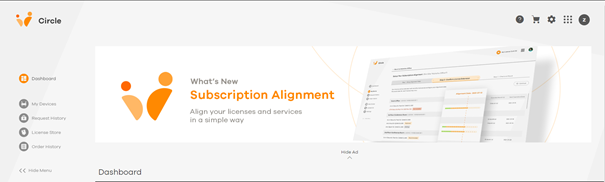 Circle Dashboard