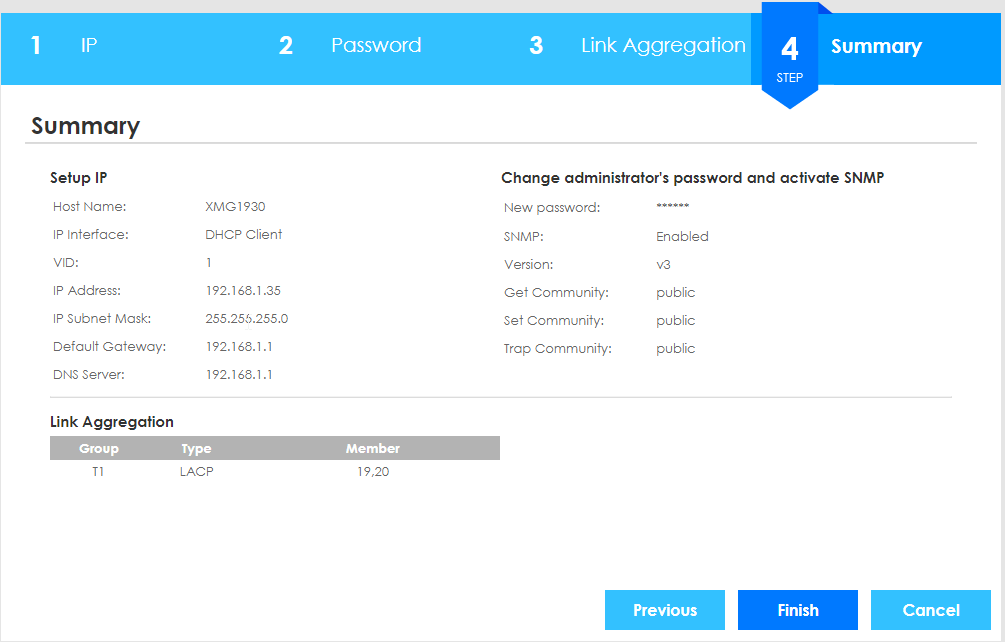 Aggregation (LAG)