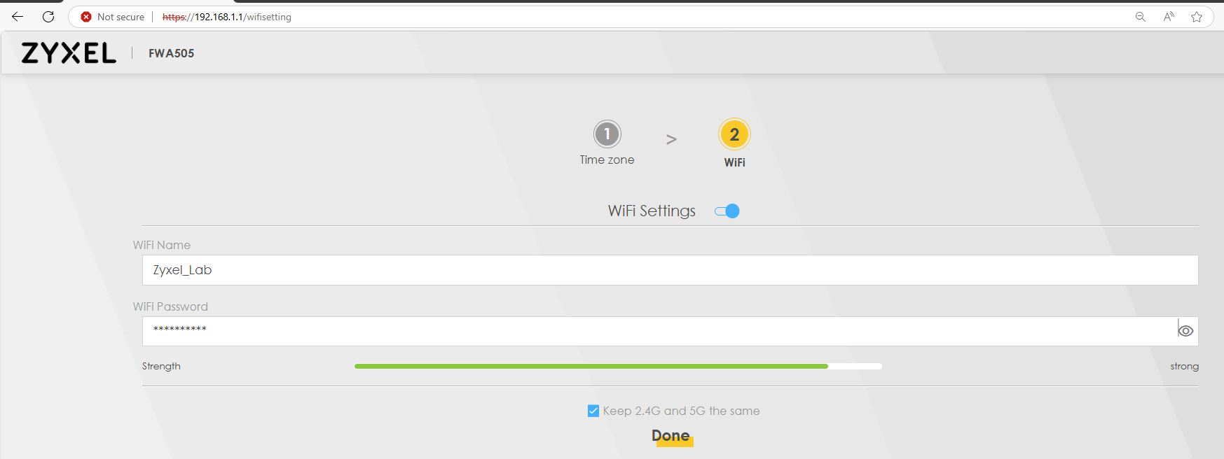 basic device settings