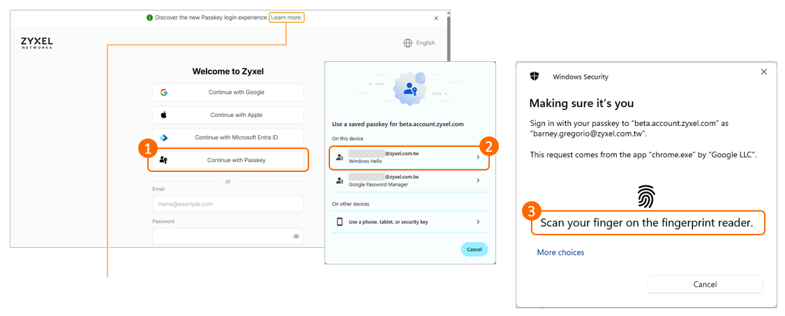 Zyxel Portal [MyZyxelPortal/Nebula]- Two Factor Authentication and