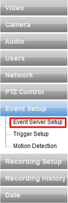 server address for ftp ipcam settings google
