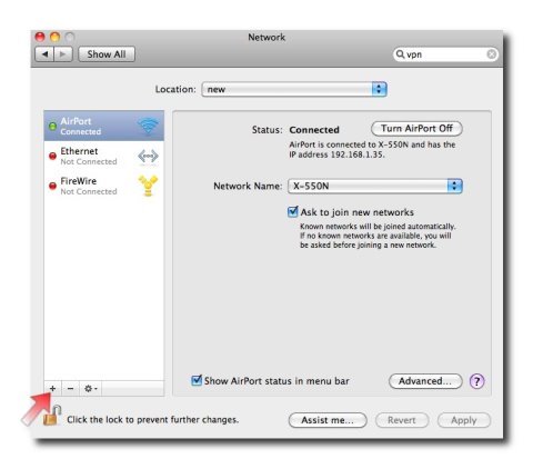 ip vanish for mac os x 10.7.5