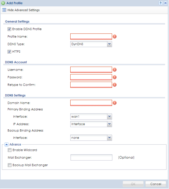 Where to configure DDNS settings (WebUI) – Support USA