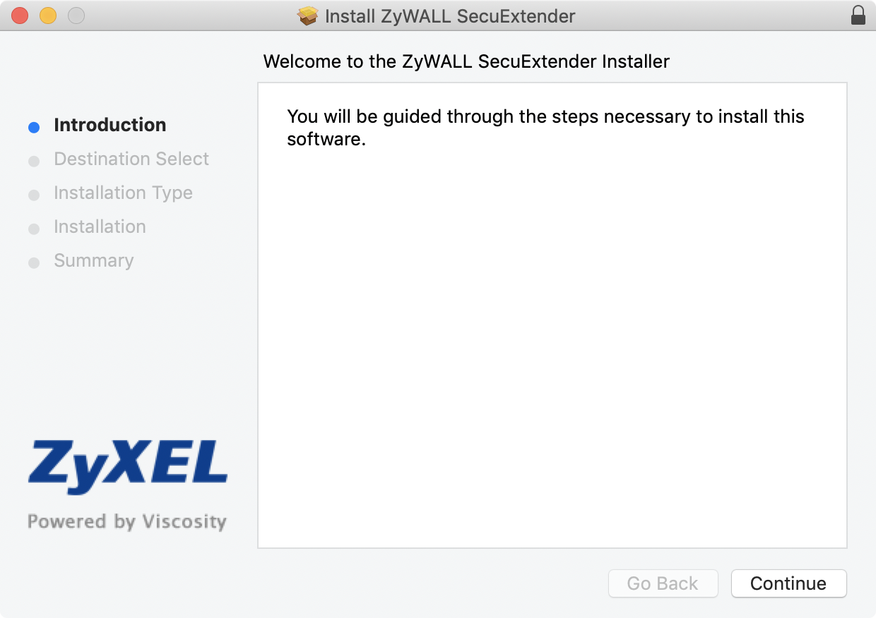 zywall secuextender macos big sur
