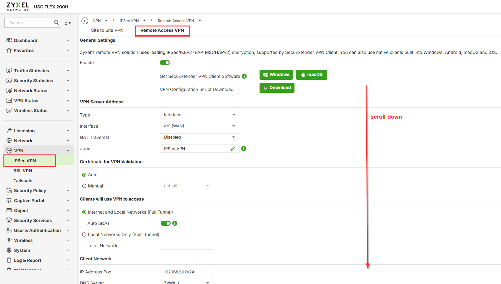  Remote Access VPN