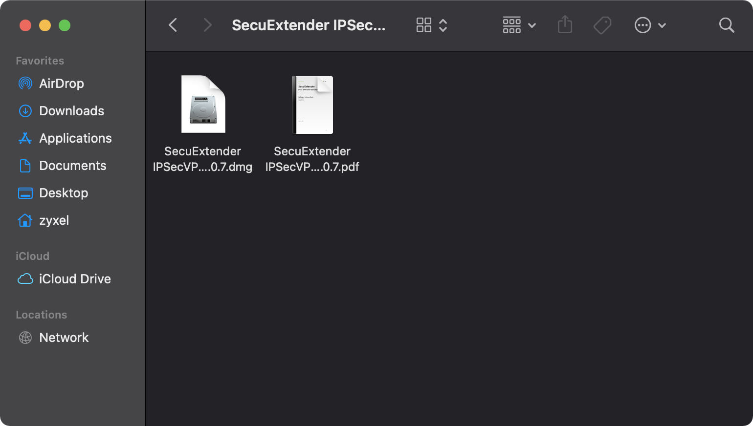 secuextender zyxel download