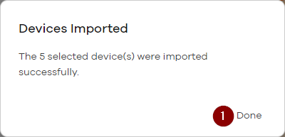 Import devices from my myZyxel account